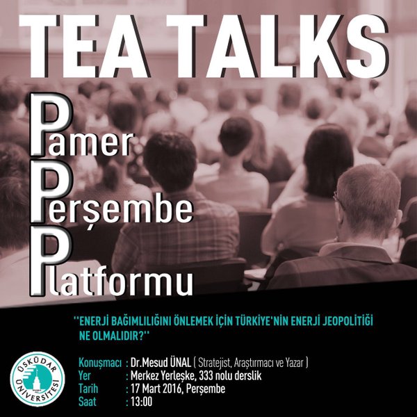 PAMER Perşembe Platformu-Tea Talks