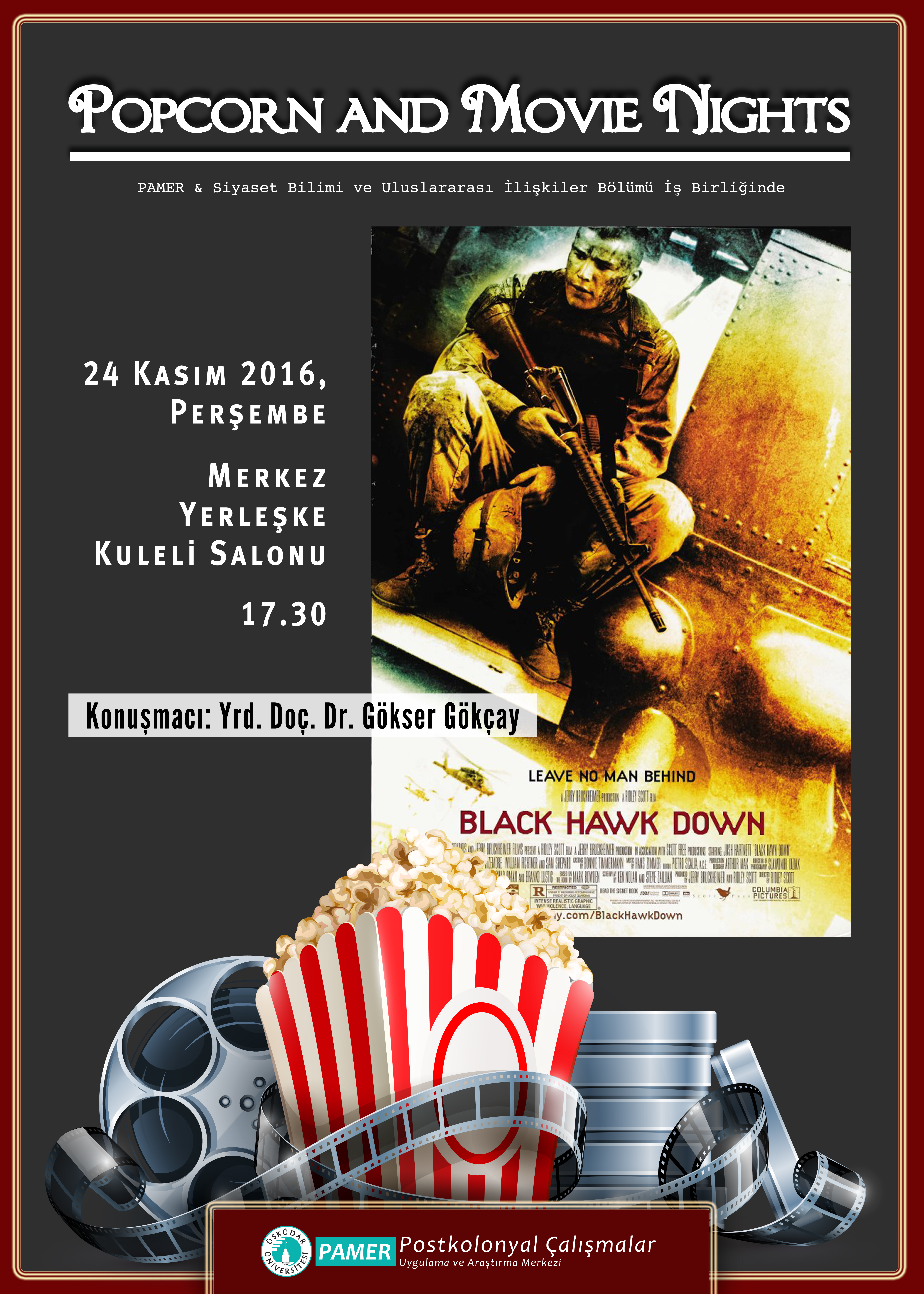 The Hawk Down-Popcorn and Movie Nights